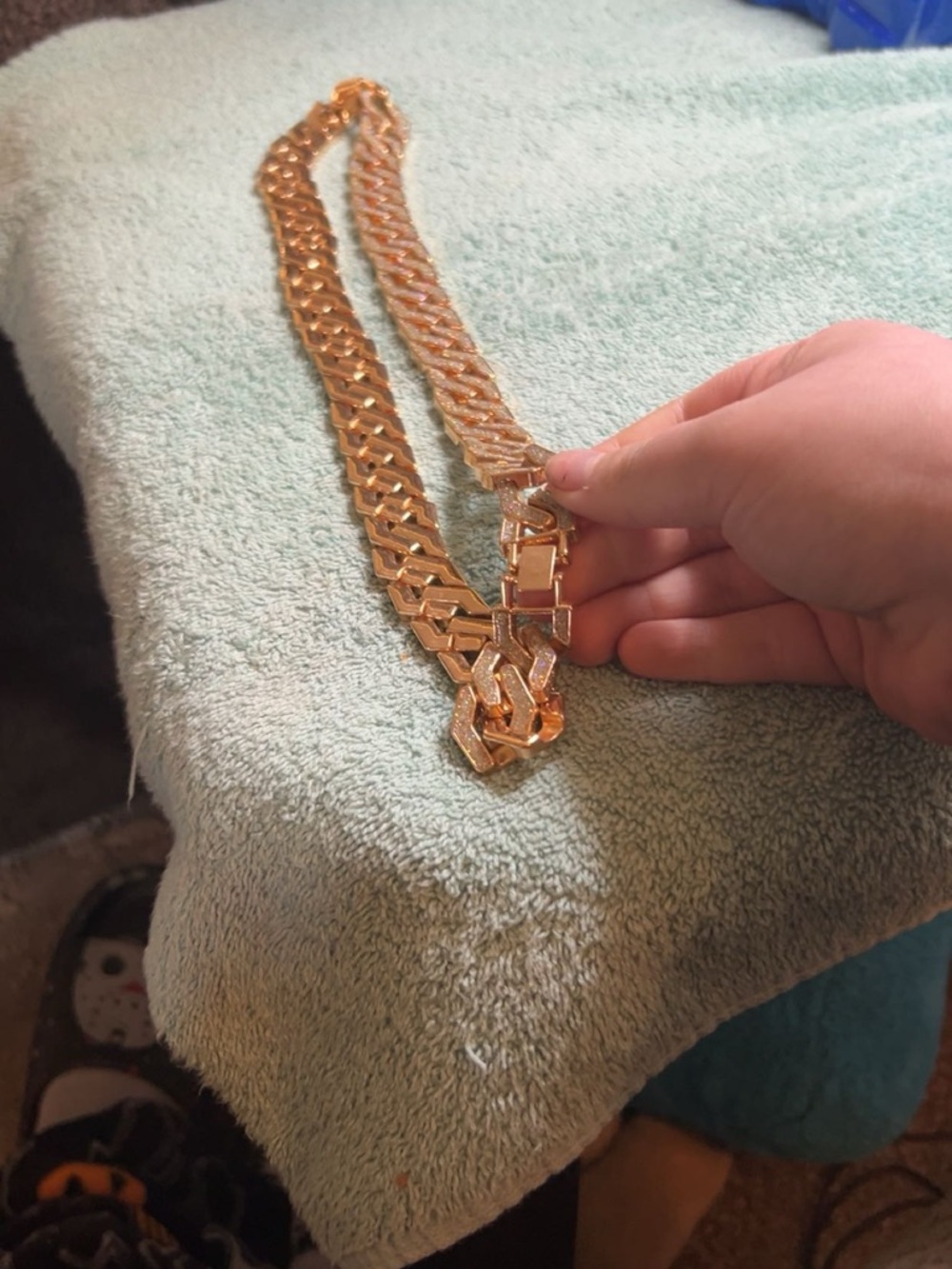Gold-Tone Women's Chain Necklace - Classic Linked Design